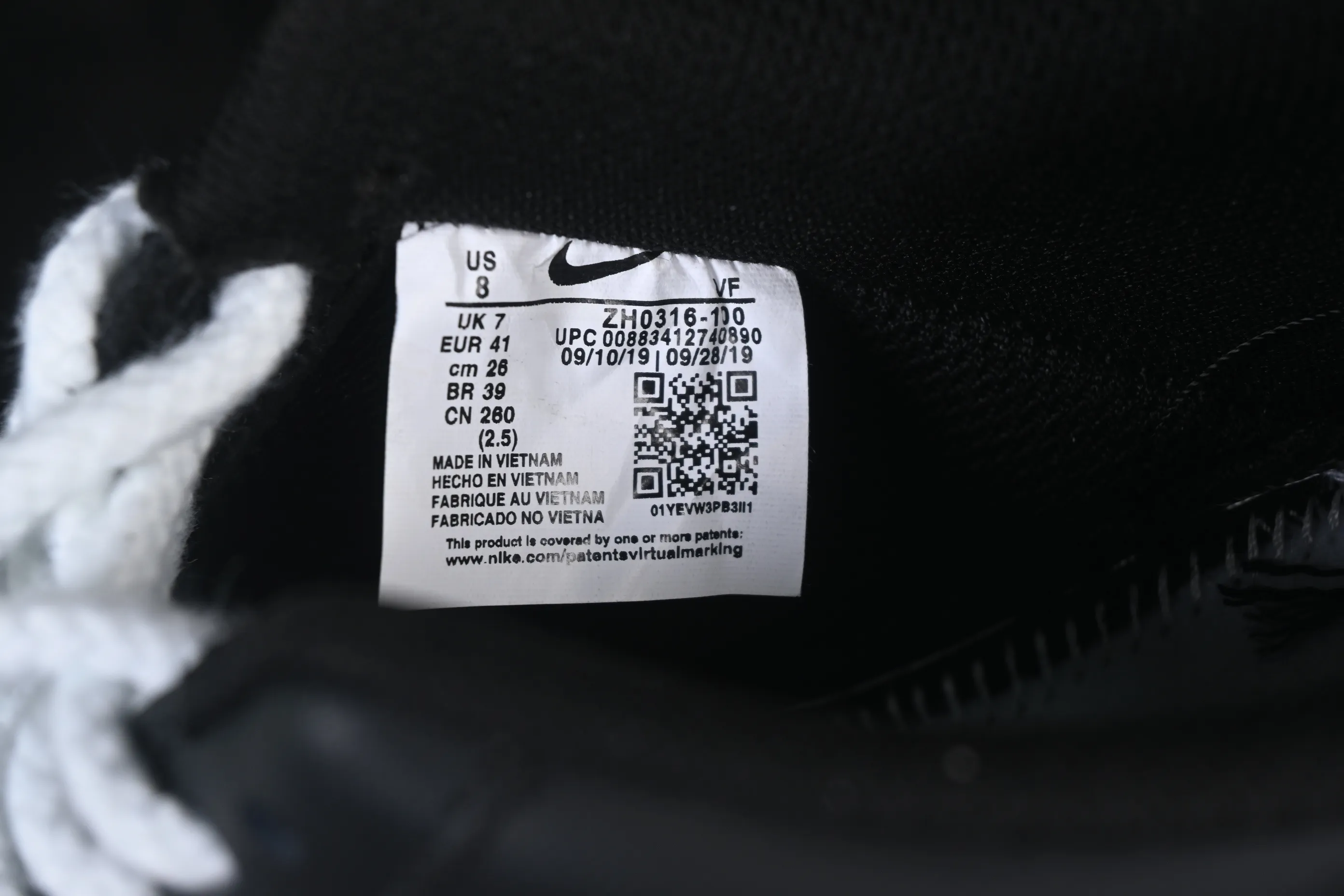 All categories Nk Air Force 1 Air Force series Nk Air Force 1 Low Air Force low-top Nike Air Force 1'07 Low Two-dimensional theme Black and white hook Air Force 1 low-top casual sneakers ZH0316-100